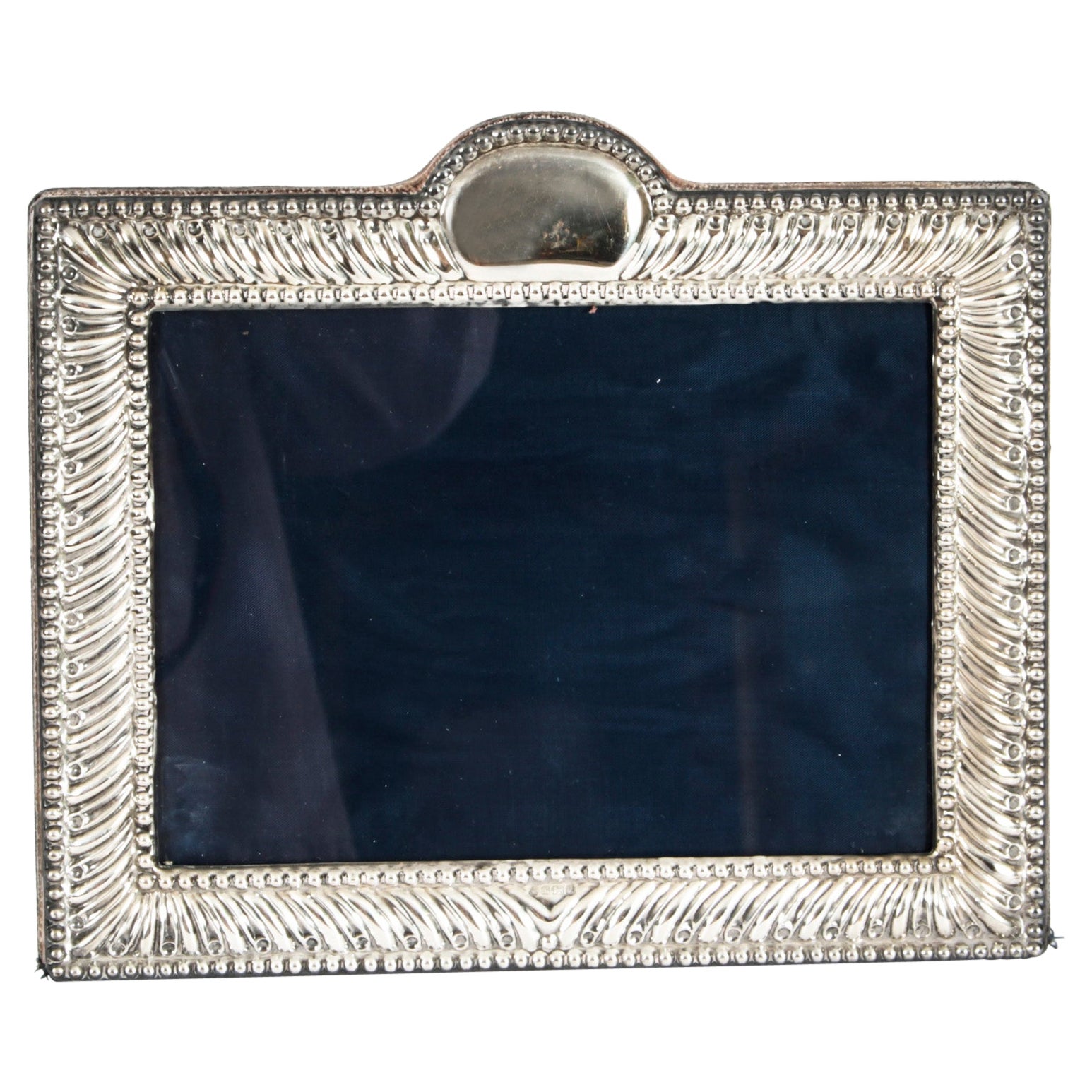 Vintage English Sterling Silver Photo Frame by Carrs of Sheffield 1986 20th C