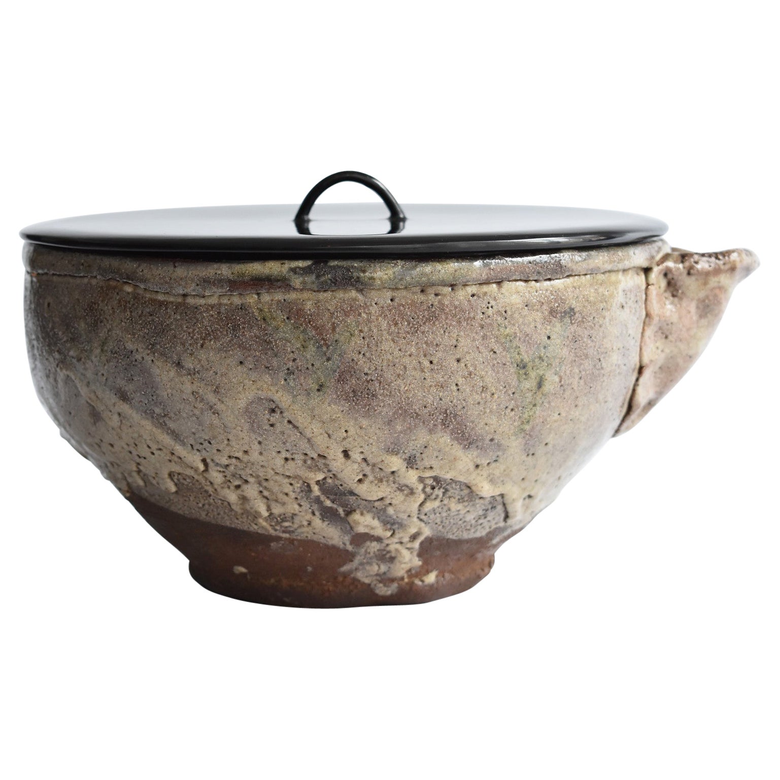 Japanese Antique Pottery "Karatsu" Bowl / 1700s-1800 / Edo Period