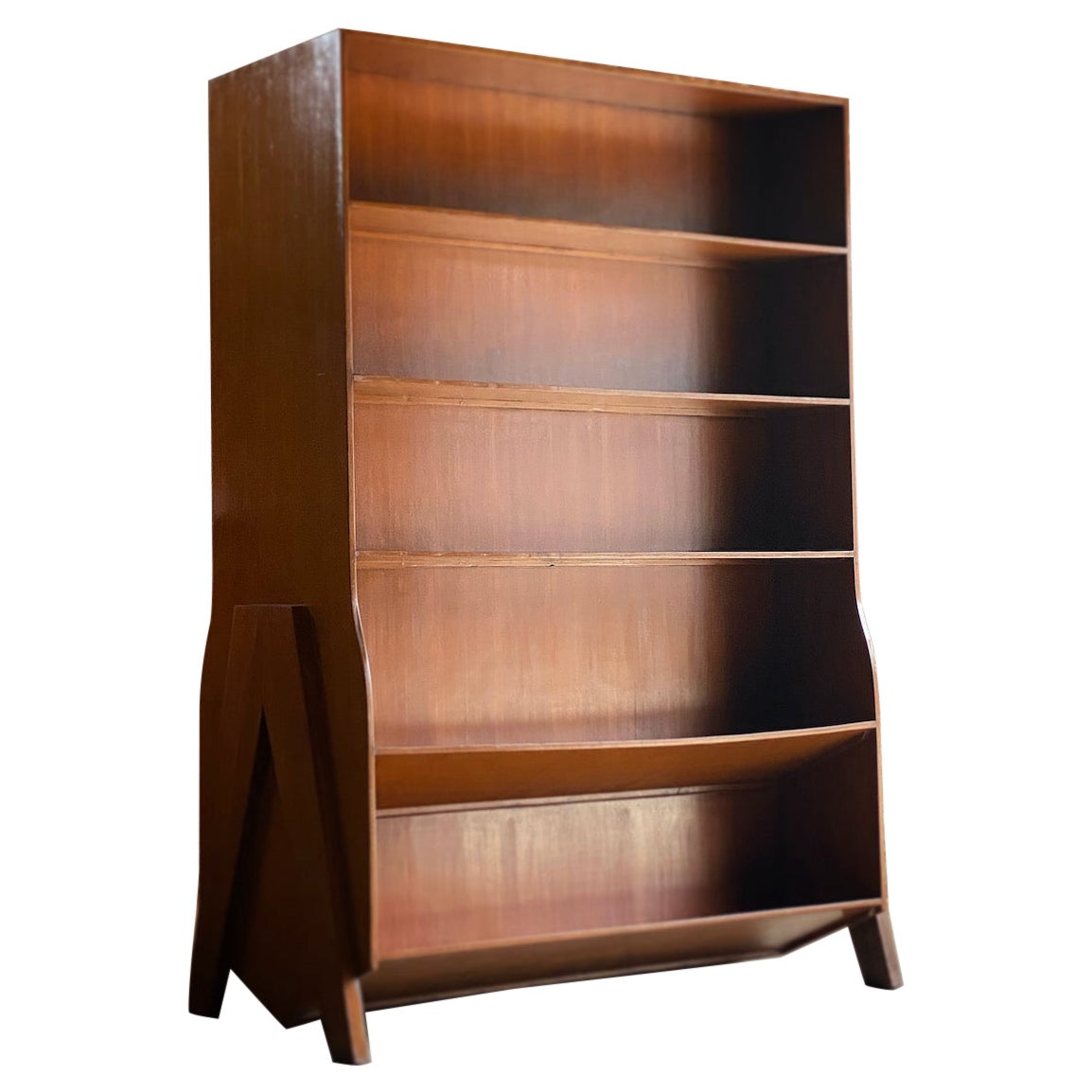 Pierre Jeanneret PJ-050112 Double Sided Bookcase Chandigarh, Circa 1960 For Sale