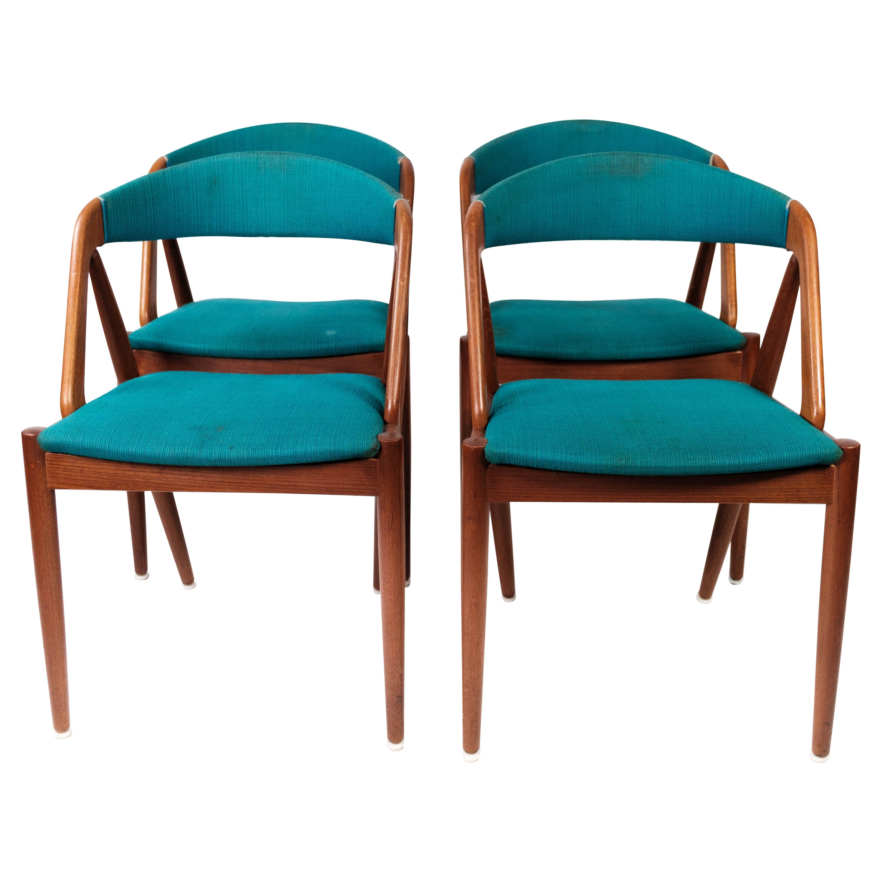 Set of Four Dining Room Chairs, Model 31, Designed by Kai Kristiansen in 1956