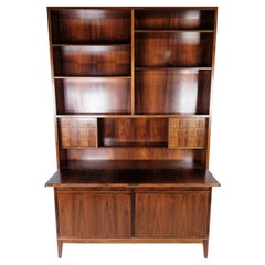 Tall Secretaire in Rosewood of Danish Design from the 1960s