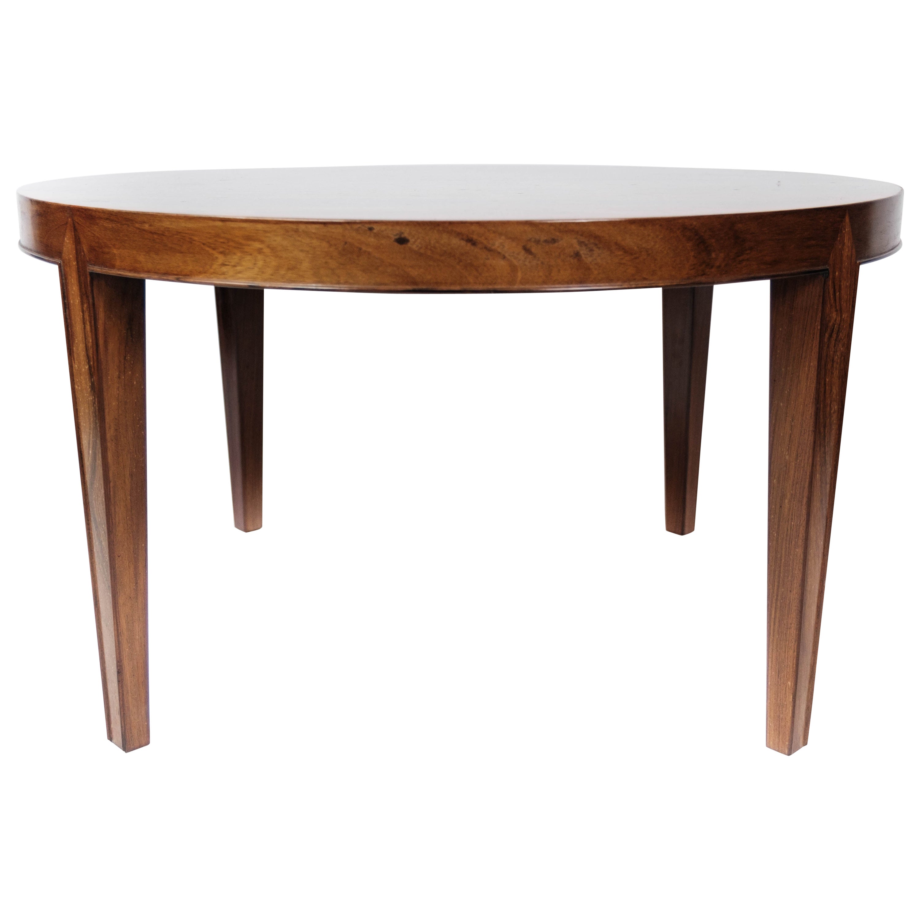 Coffee Table Made In Rosewood By Severin Hansen Made By Haslev Møbel From 1960s For Sale