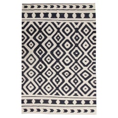 Tapis Kilim aztèque plat moderne géométrique Kilims fait à la main