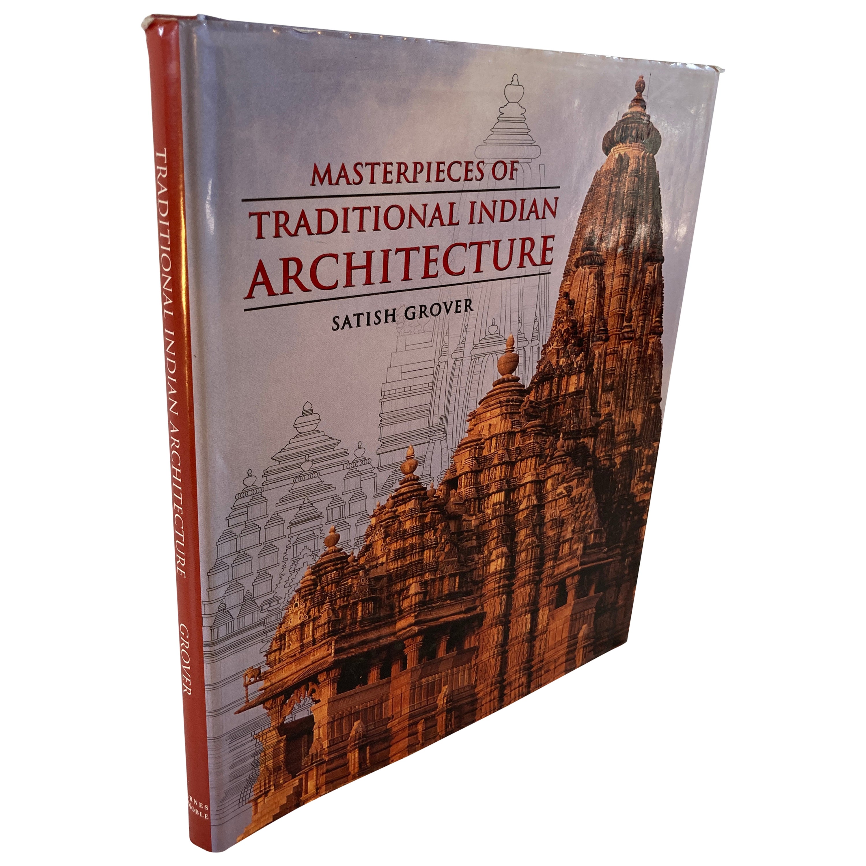 Livre « Masterpieces of Traditional Indian Architecture » (Les chefs-d'œuvre de l'architecture indienne traditionnelle)