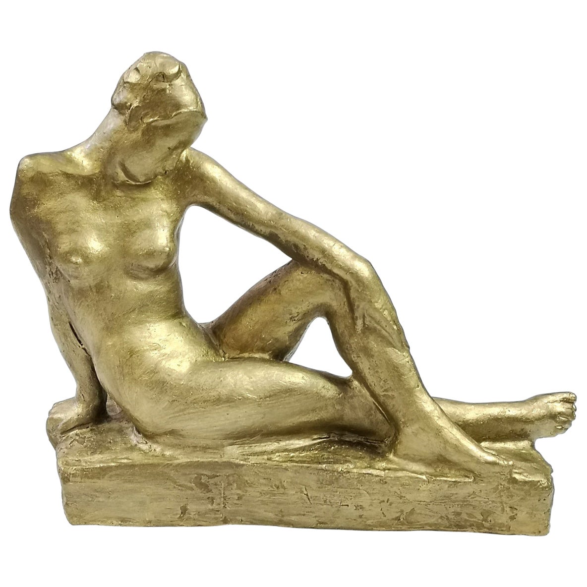 Reclining Nude Sculpture by Jeno Kerenyi, 1950's