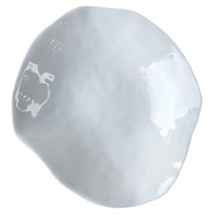 Indulge N5 / Weiß / Kleiner Teller, handgefertigtes Porzellantischgeschirr
