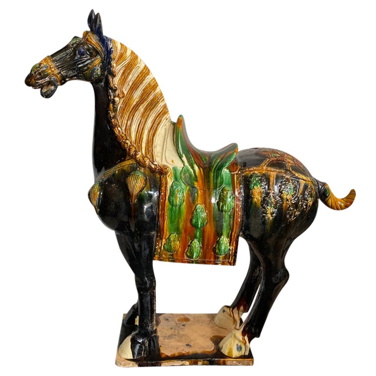 Chinese Monumental Tang Horse Statue