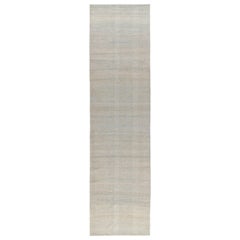 Modern Shiraz Hand-Knotted Runner Rug