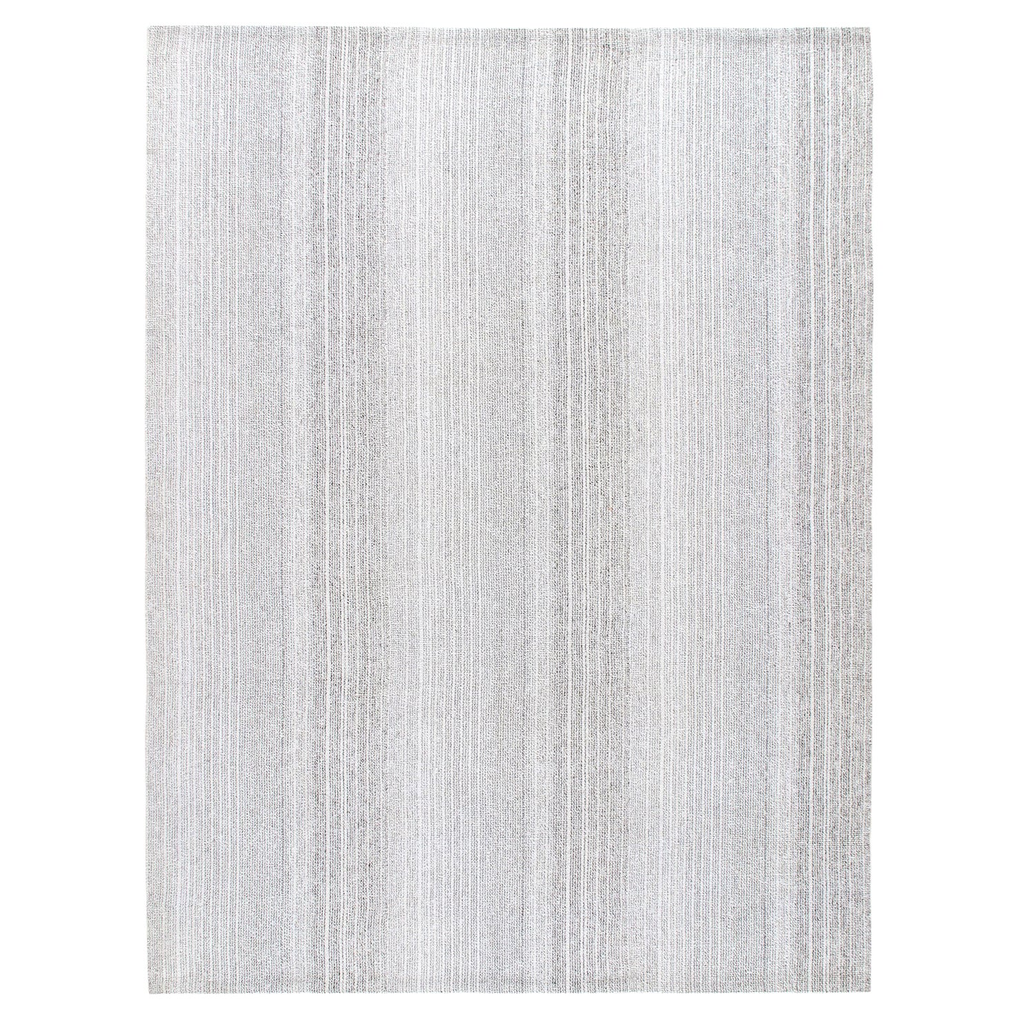 Mid-Century Modern Style Minimalist Pelas Flatweave Rug For Sale