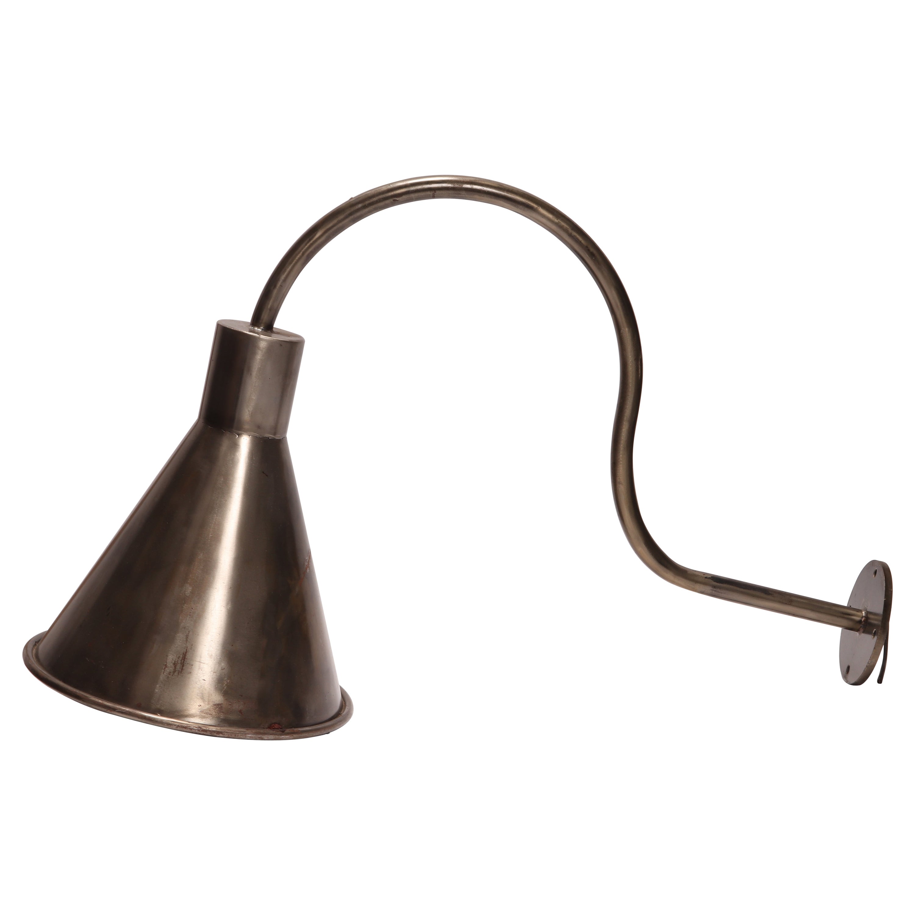 Industrial Metal Sconce, Italy 1930 For Sale