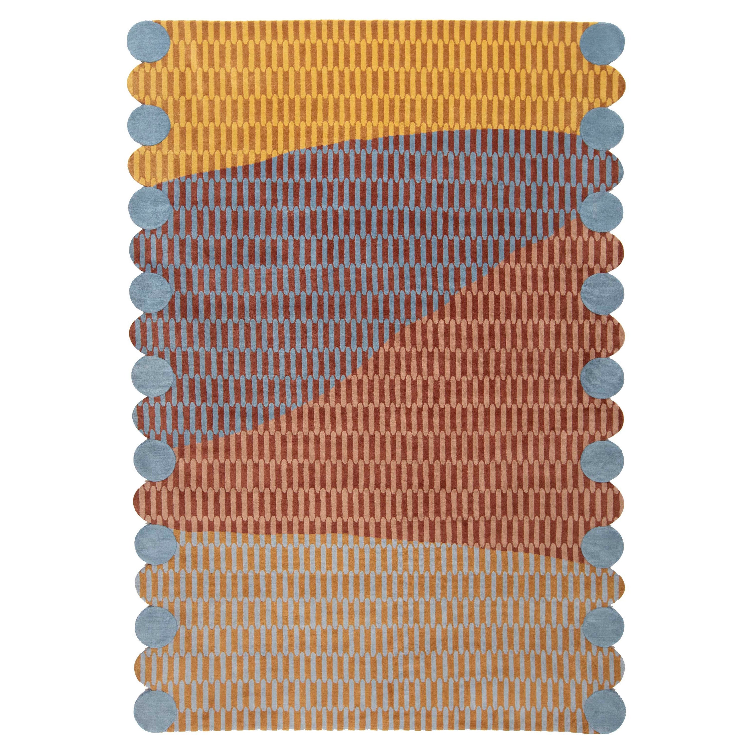cc-tapis Rug Tapis Paysage Au Soleil by Cristina Celestino for Maison Matisse For Sale