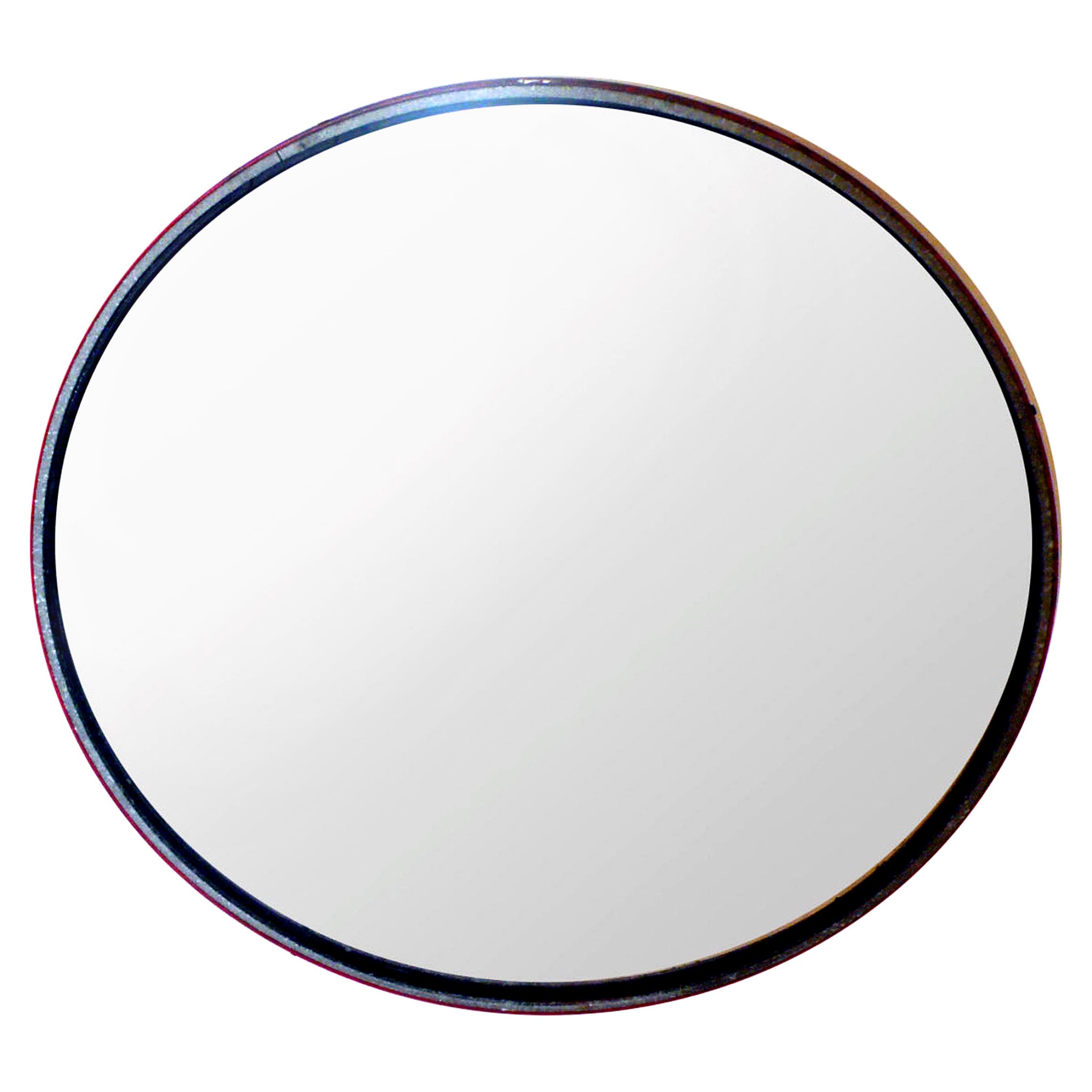 Industrial Element a Big Round Concave Roads Mirror, Italy, 1920 For Sale