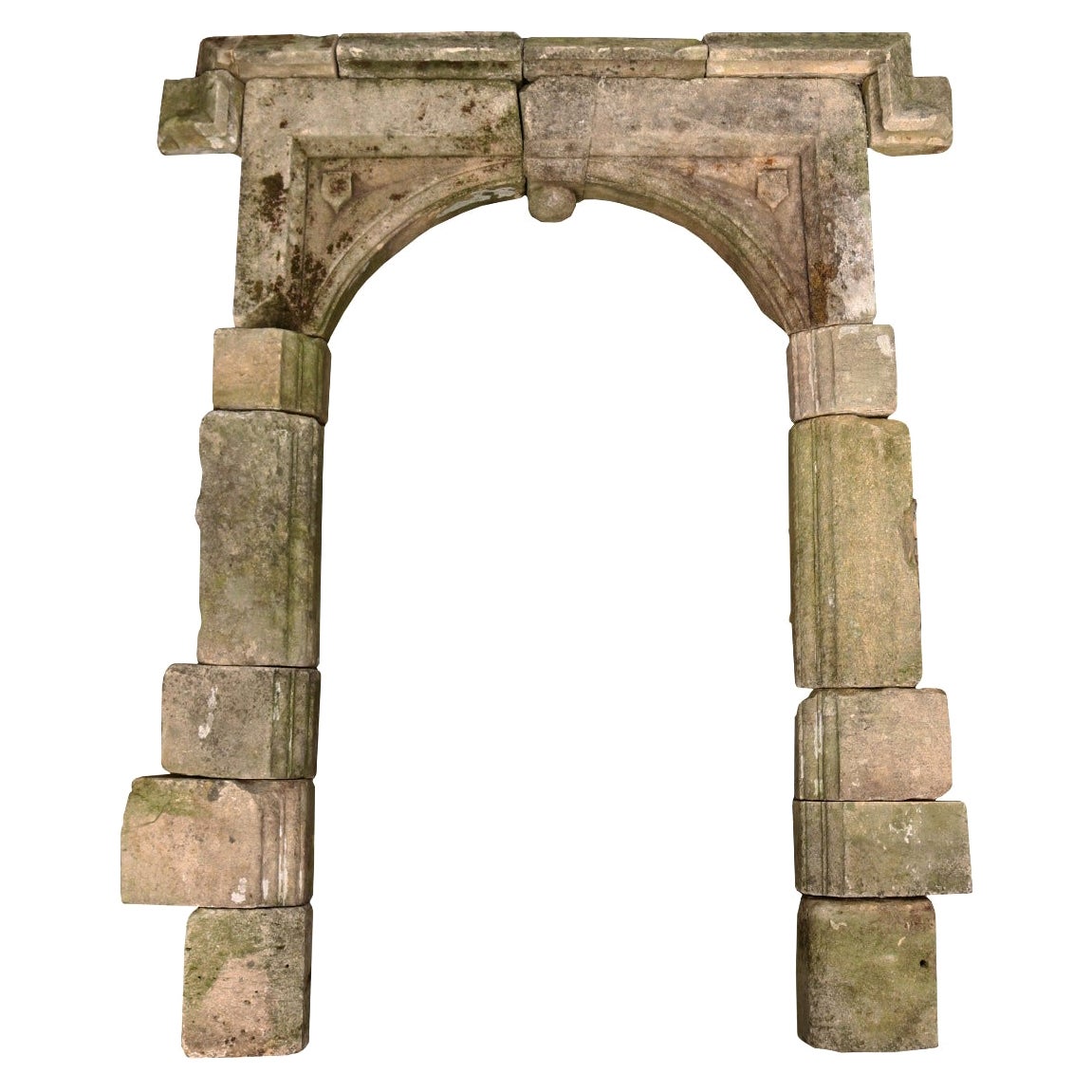Georgian Reclaimed Arched Limestone Door Way