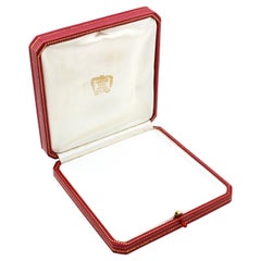 Joyero o estuche vintage Cartier, Made in France, París, años 70