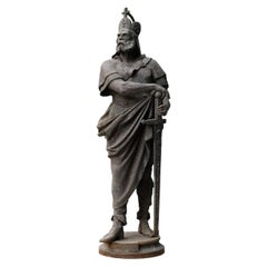 Antique Statue of Charlemagne 'Charles the Great'