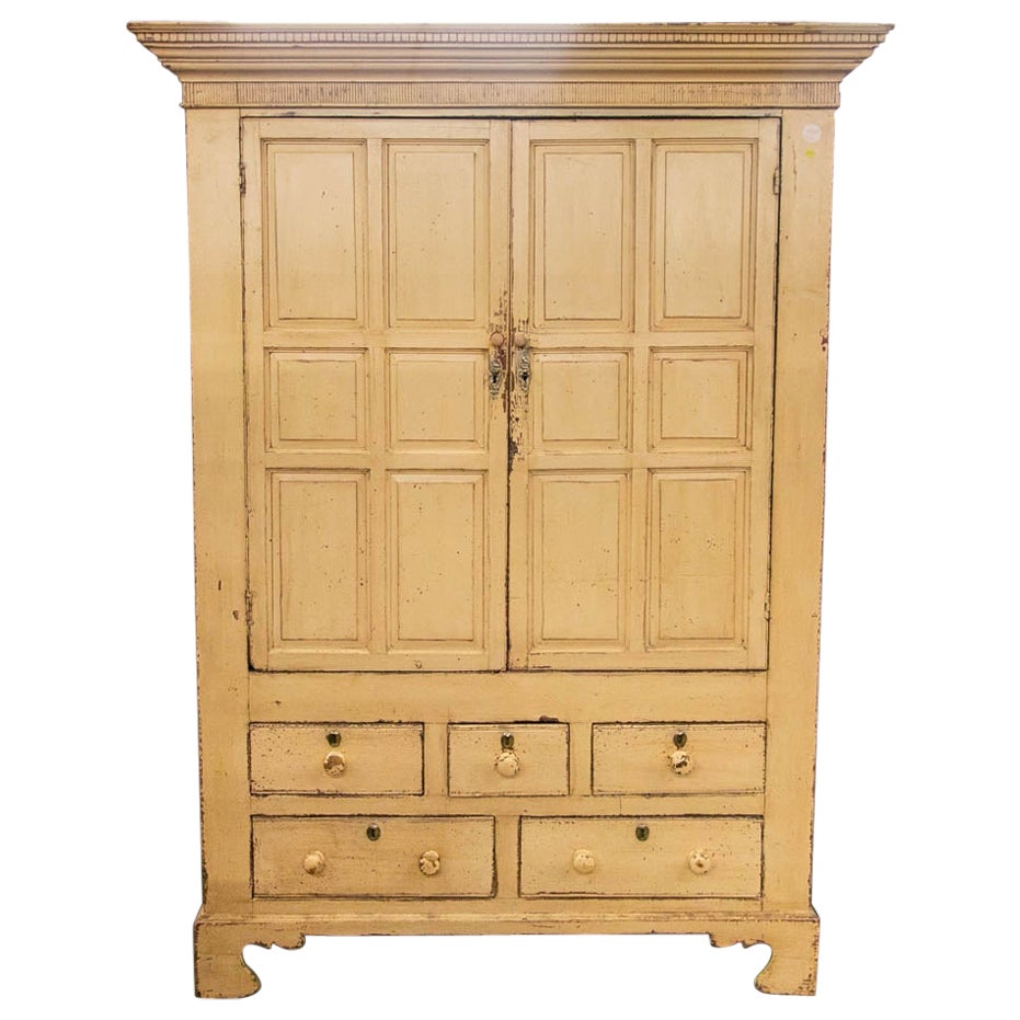Credenza inglese dipinta
