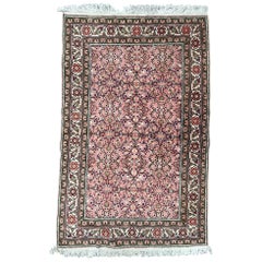 Bobyrug's Nice Pink Turkish Kayseri Vintage Rug (tapis vintage turc de Kayseri)