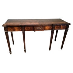 Antique English Mahogany Serving Table by Maple and CO.