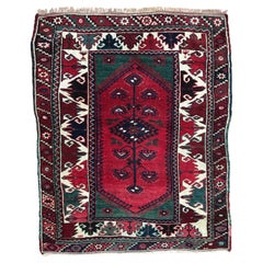 Magnifique tapis turc anatolien du 20e siècle de Bobyrug