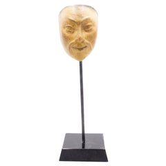 Antique Continental German Terra-Cotta Mask