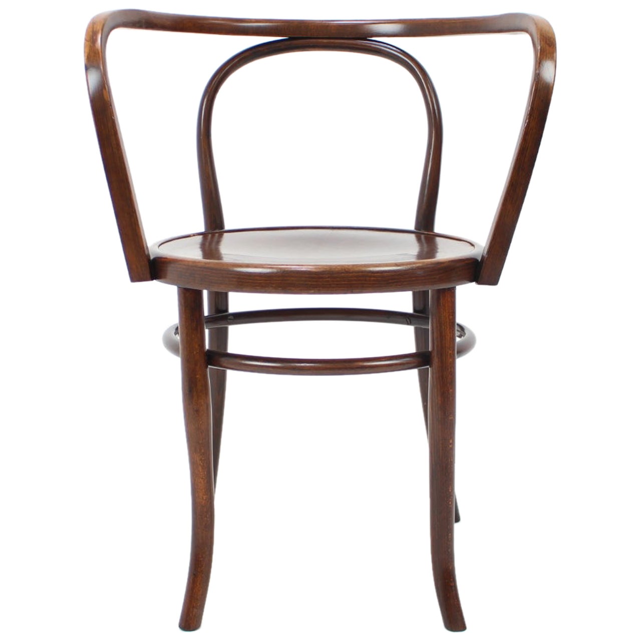 Fauteuil en bois Mundus de style Vienne Thonet, années 1920 en vente