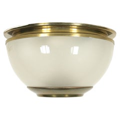 Lamp Luigi Caccia Dominioni Brass Glass, Italy, 1960s