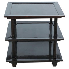 Barbara Barry Contemporary American Dreistufiger Tisch aus Mahagoni