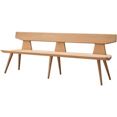Jacob Kielland-Brandt Bench in Stained Solid Pine