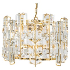 Large Stunning Crystal Glass Chandelier by Ernst Palme, Germany, 1970s