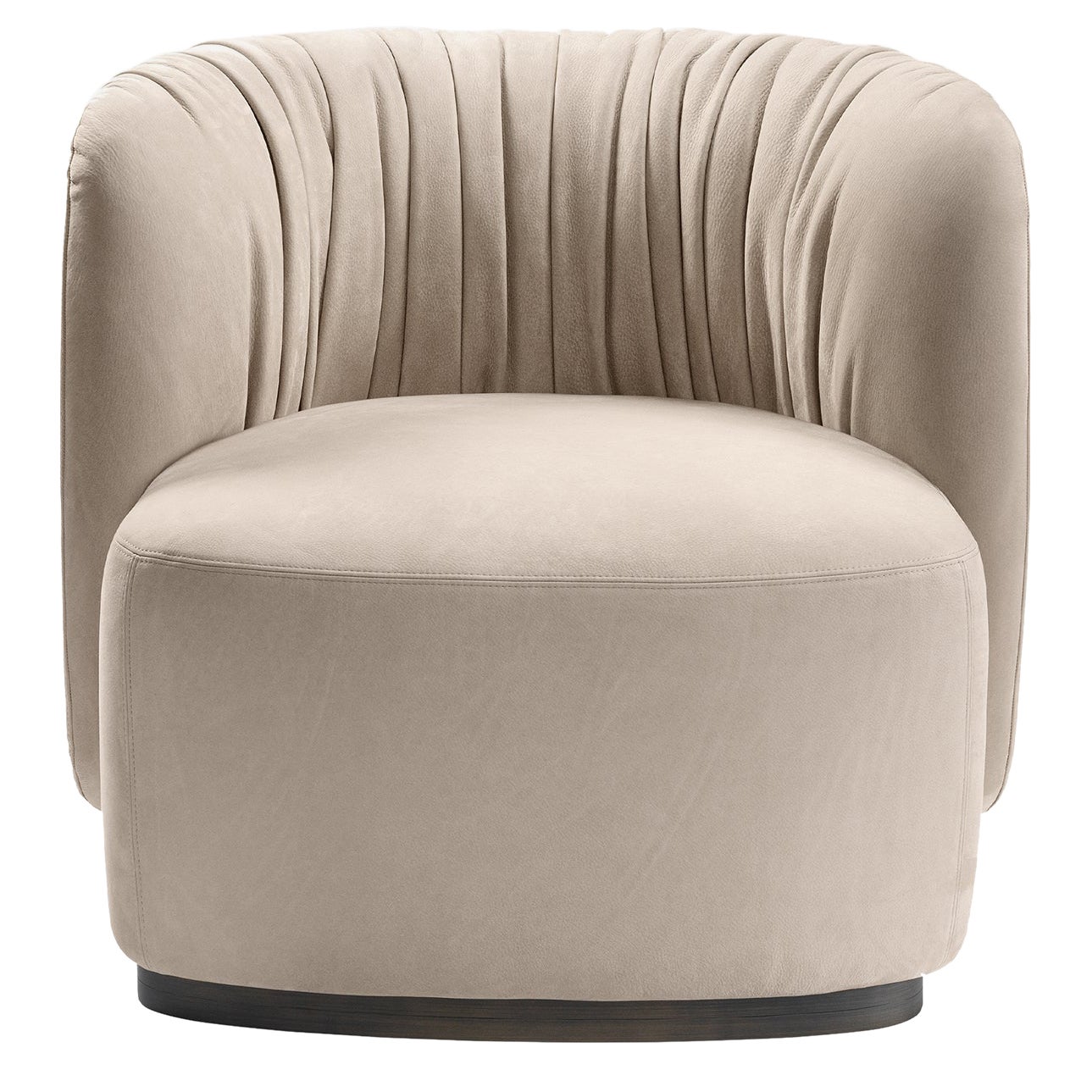 Sipario Beige Armchair by Lorenza Bozzoli For Sale