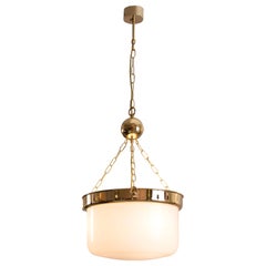 Adolf Loos Jugendstil Ceiling Lamp from the Looshaus in Vienna, Re-Edition