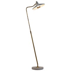 Giuseppe Ostuni for O-Luce Floor Lamp '301C' in Brass and Marble