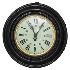 Antique Napoleon III French Wooden Clock