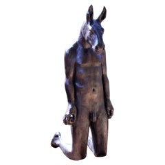Beth Carter, Kneeling Horse 'with Apple', Bronze Resin, 2007, Edition 6 of 15