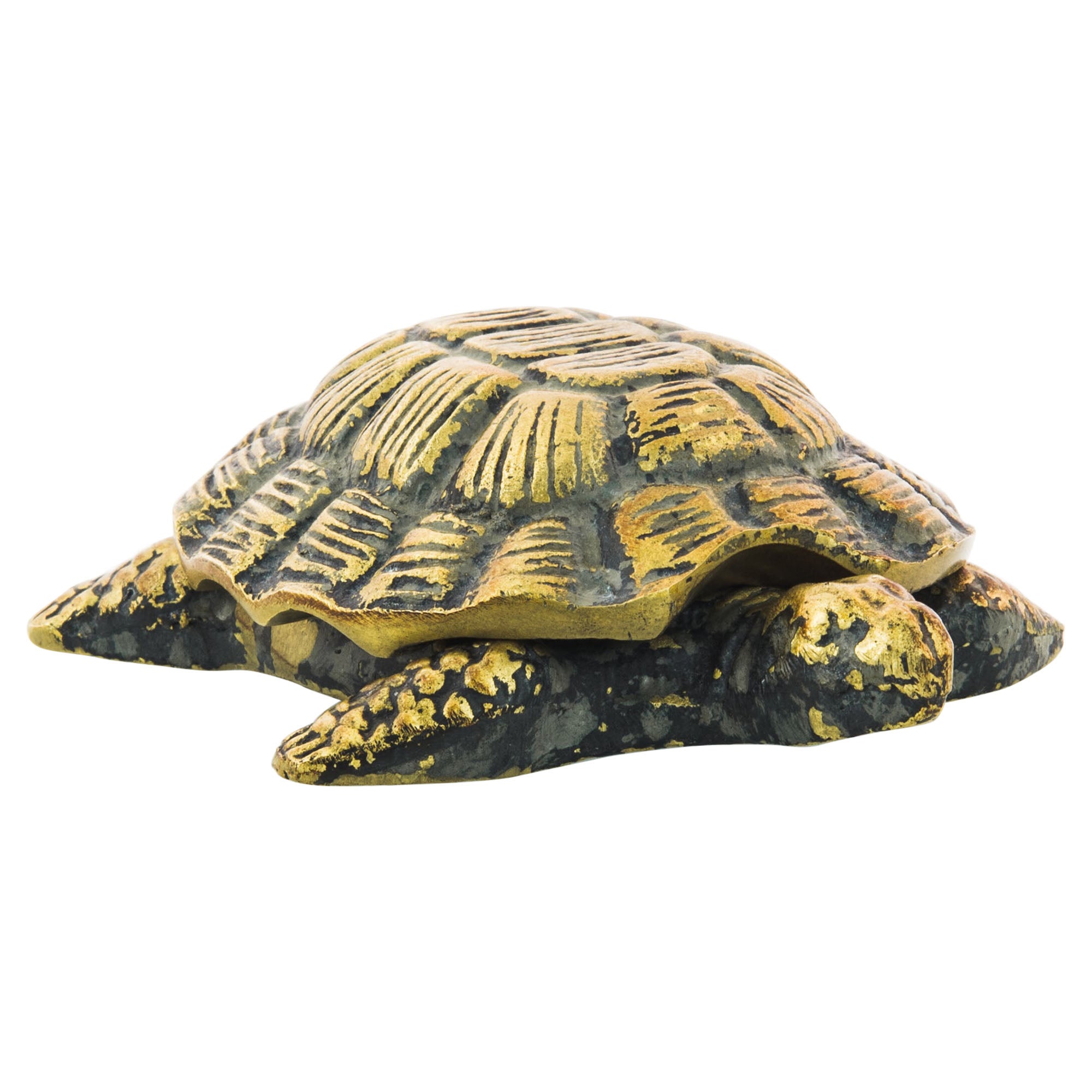 1920s French Brass Turtle Paperweight