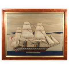 British Sailor's Woolwork Woolie of HMS Victoria