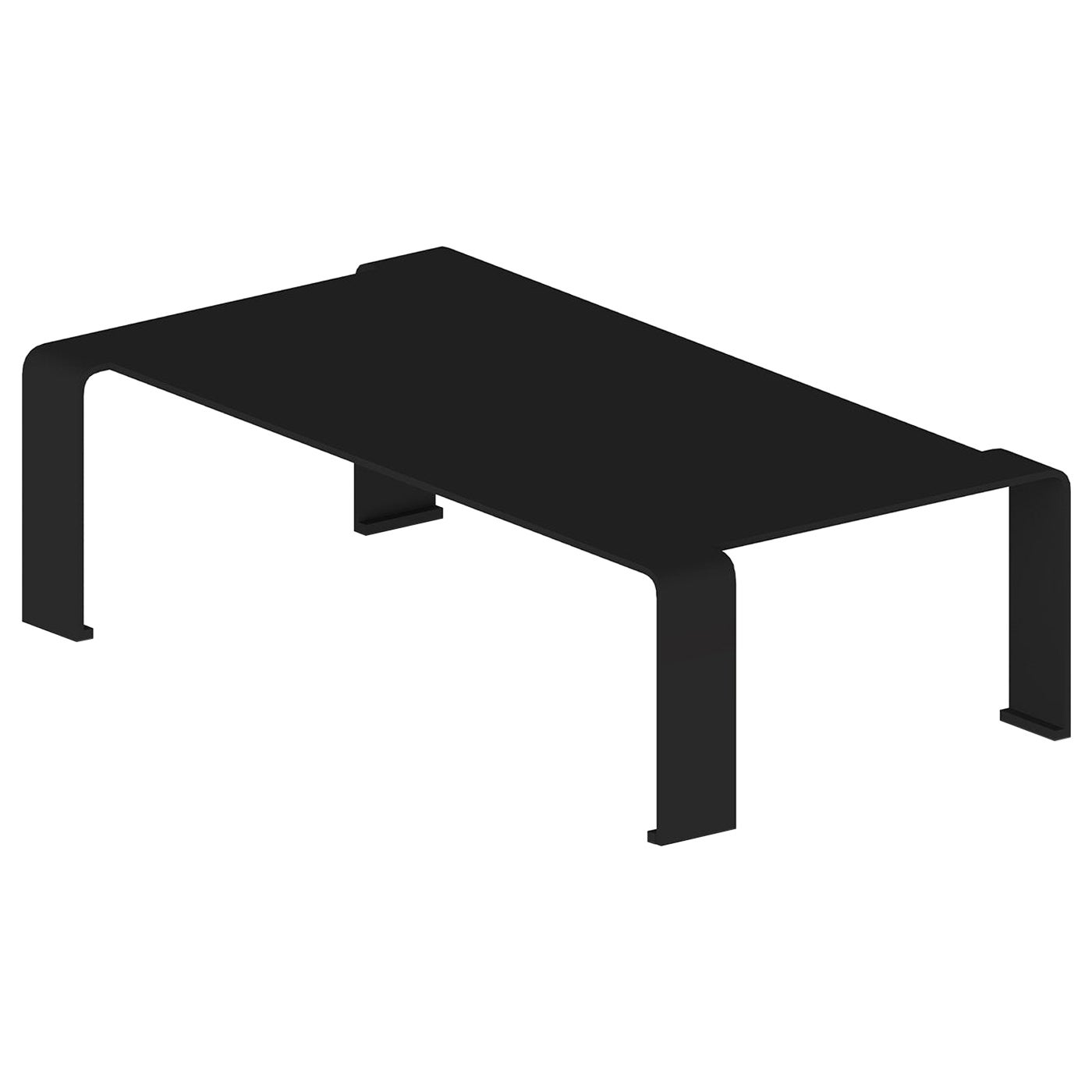 Spin Low Black Coffee Table For Sale