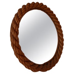 Rope Work Mirror Attributed to Audoux-Minet