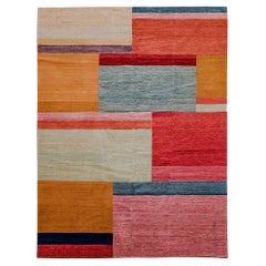 Hand-Knotted Vegetable Dyed Wool Area Rug