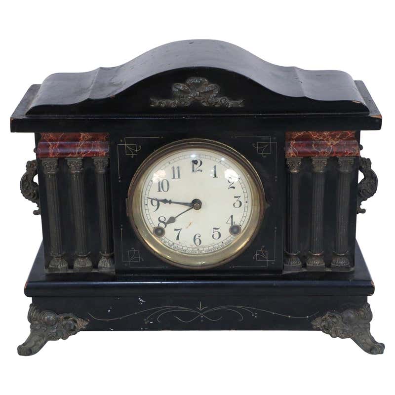 German Meissen Porcelain Clock For Sale at 1stDibs | meissen clock ...