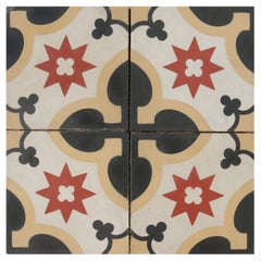 Reclaimed Encaustic Tiles with Pattern
