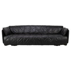 1970s Sofa De Sede DS-69 Switzerland Black Leather Daybed