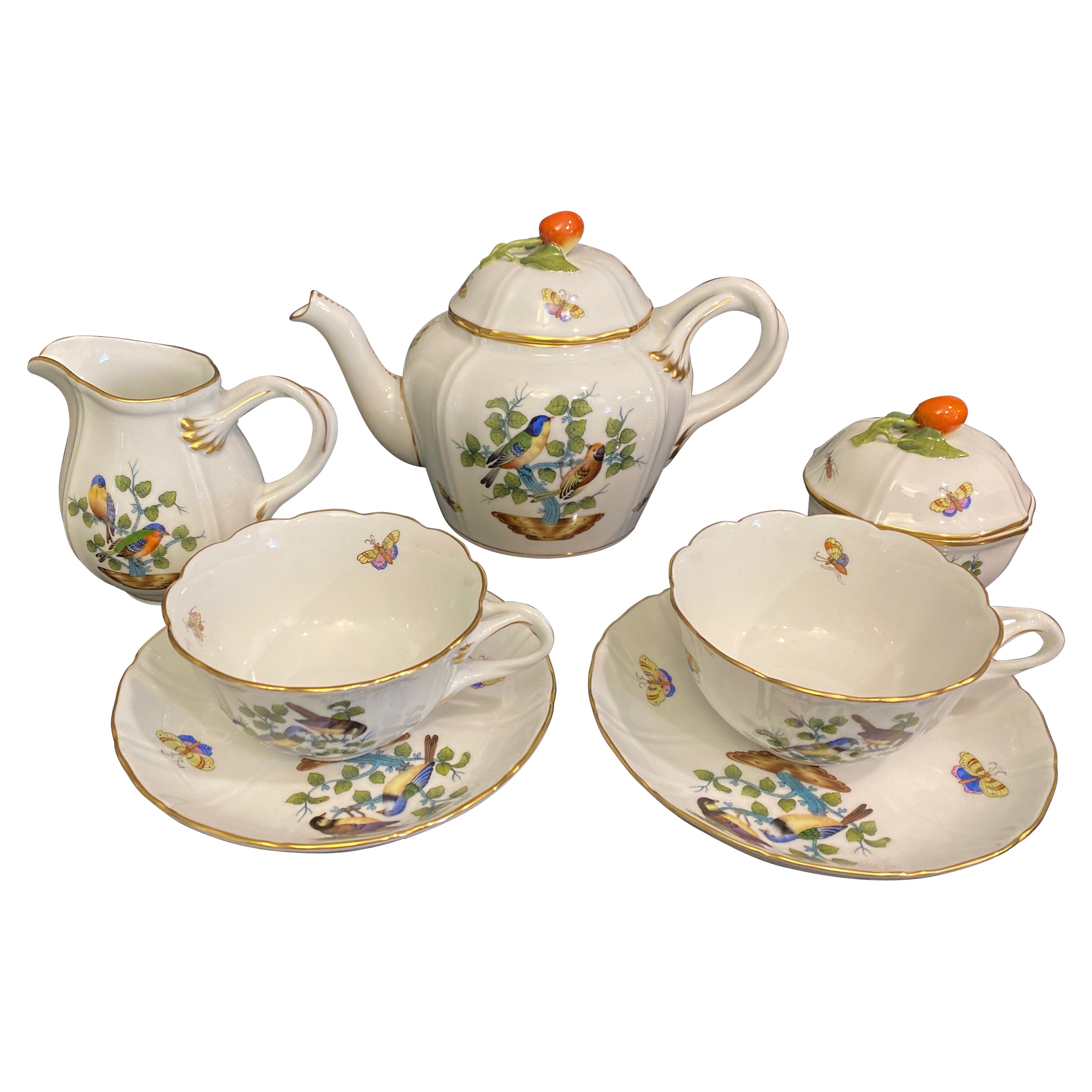 Herend Rothschild Tea for Two Set