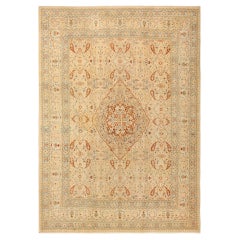 Nazmiyal Collection Antique Tabriz Haji Jalili Persian Rug. Size: 9' 2" x 12'