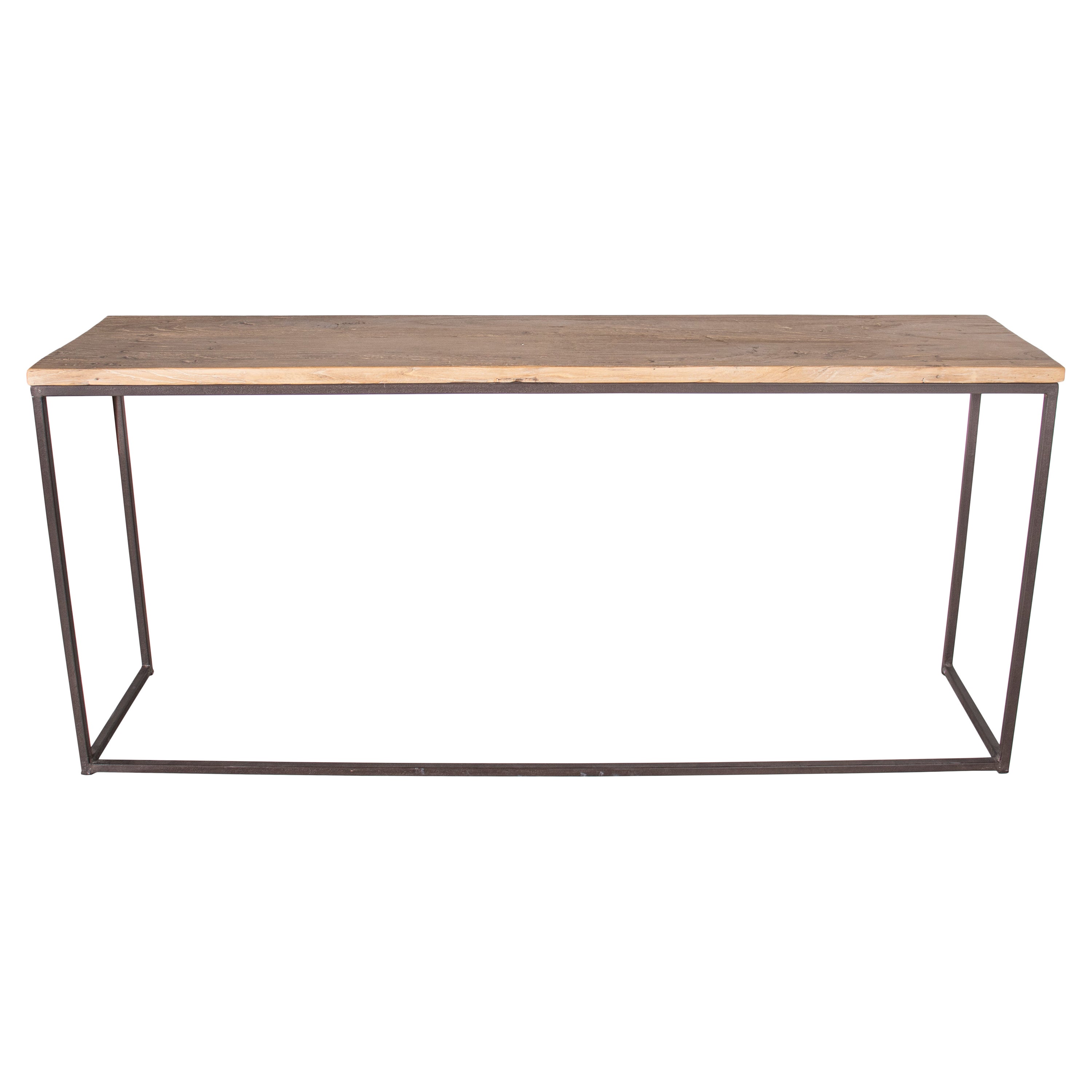 Pewter Console Table, Made with Steel on Pewter For Sale at 1stDibs