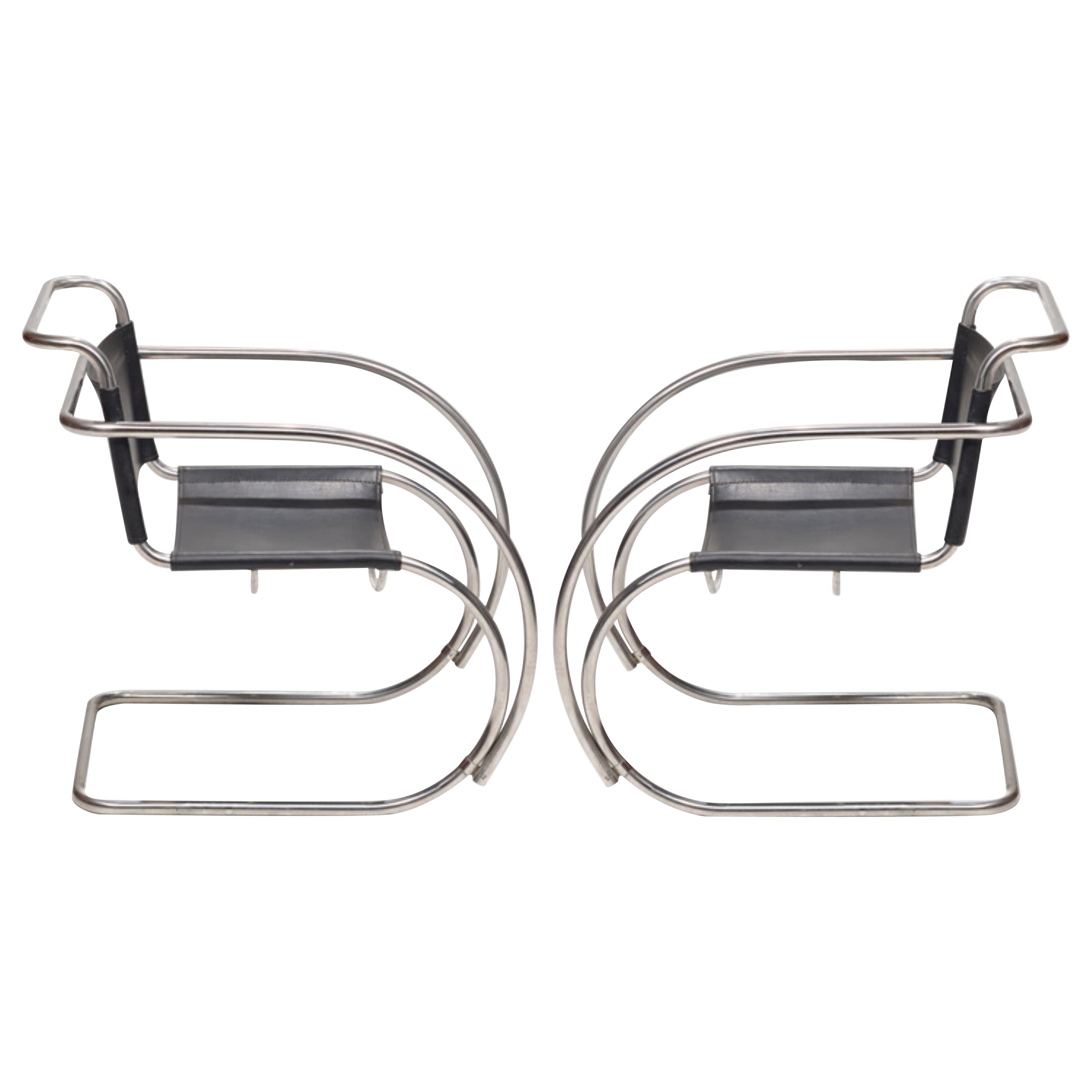 Mies van der Rohe MR20 Armchairs 