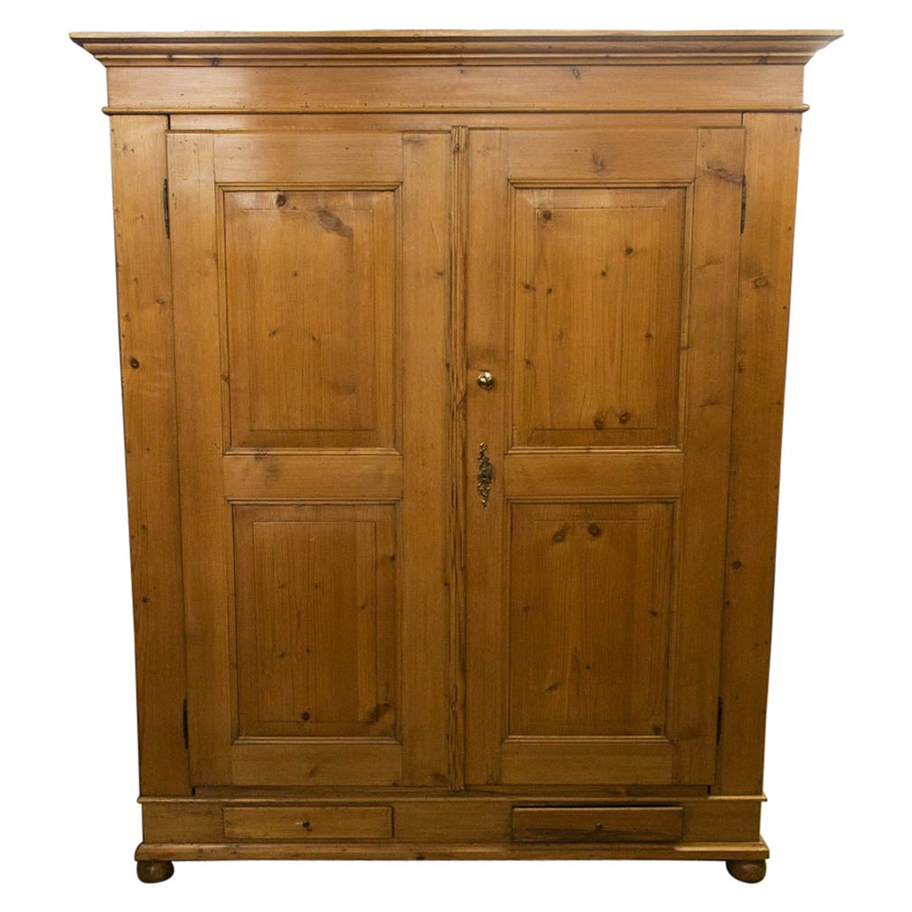 French Pine Armoire