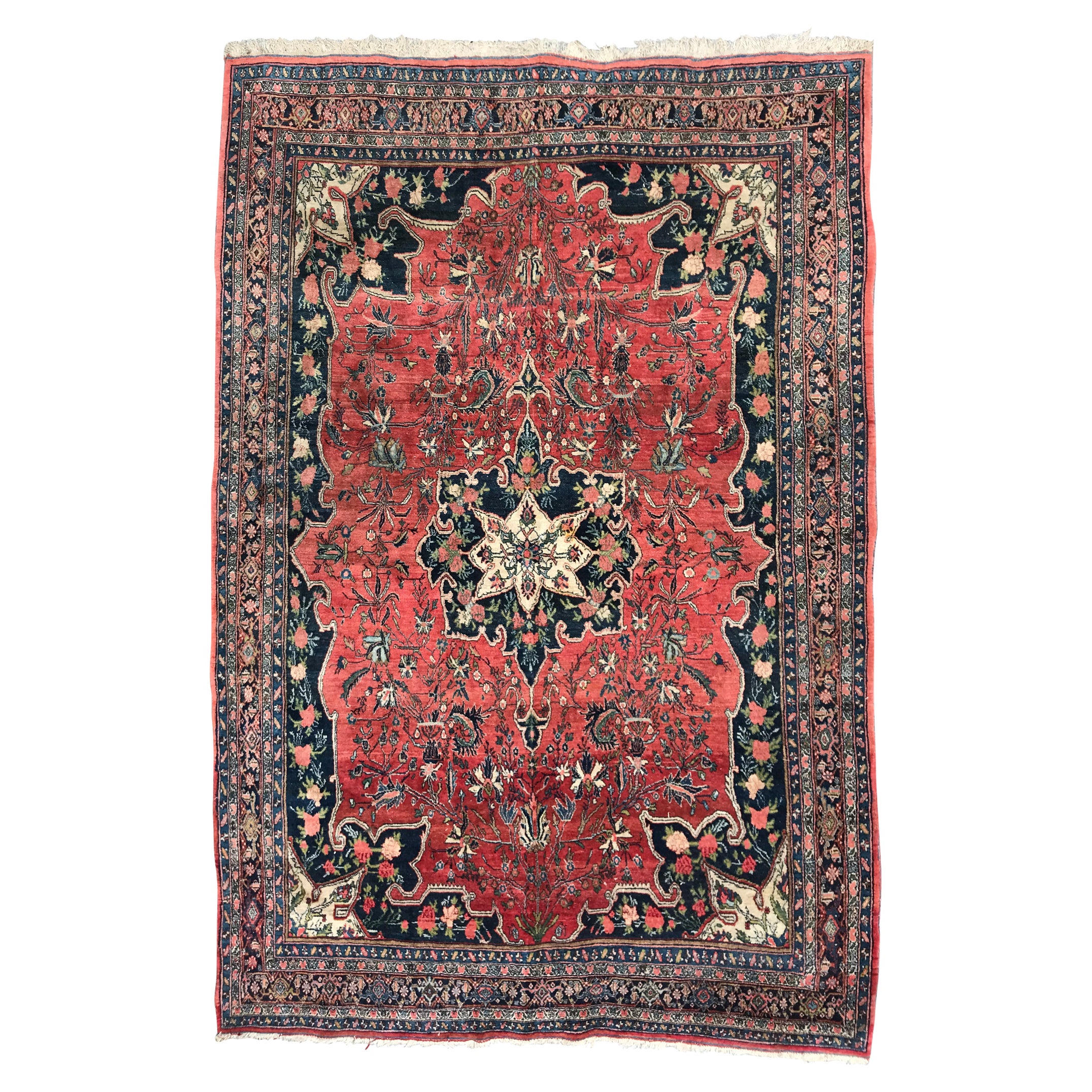 Wonderful Antique Bijar Rug