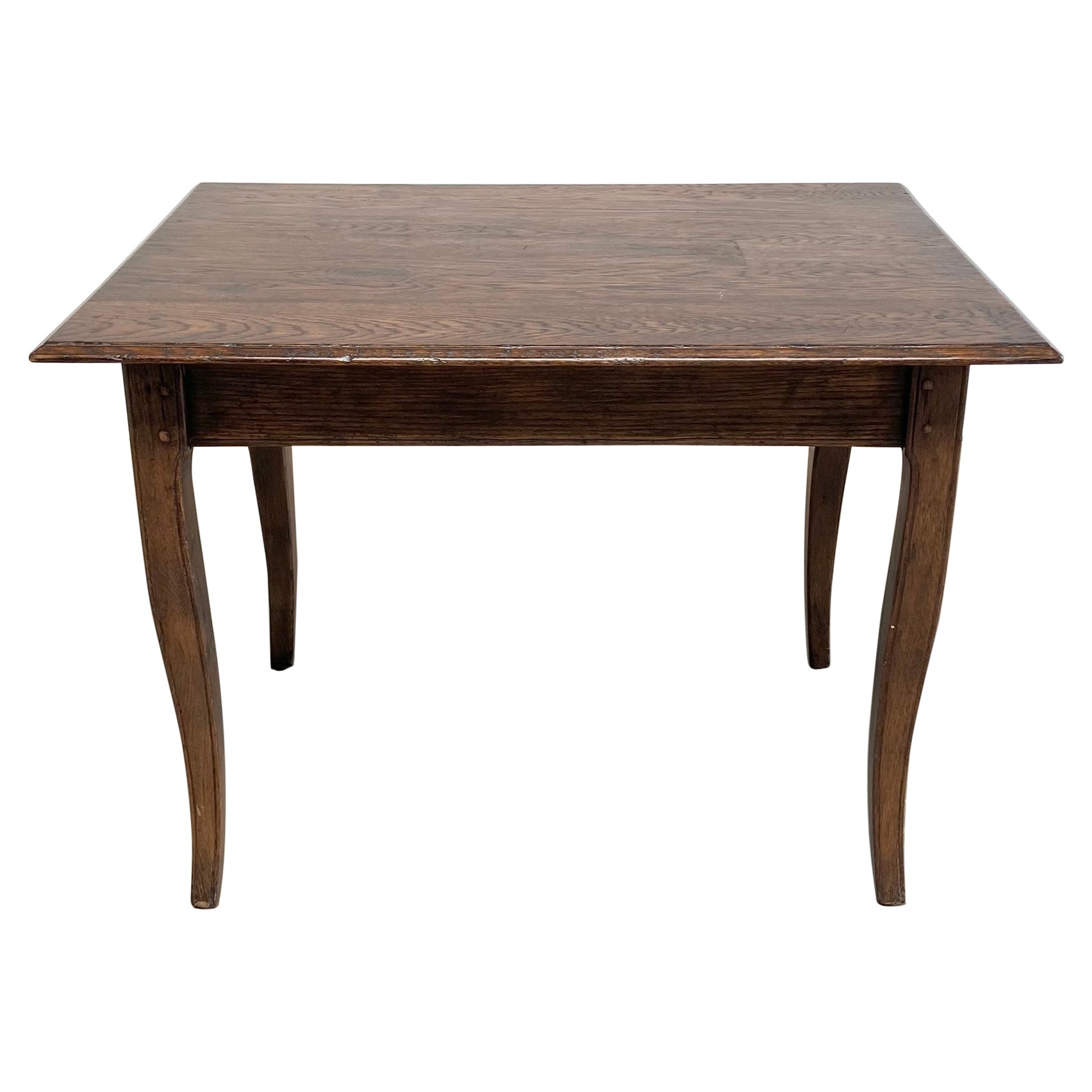 Vintage Oak Side Table For Sale
