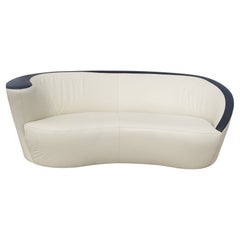  Directional Leather Nautilus Sofa